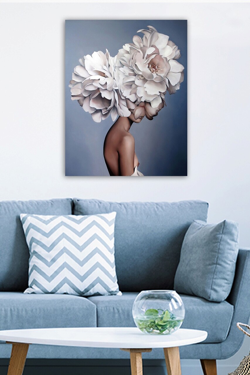 Tablou decorativ, 7436502942952-5070, Cadru: 100% LEMN (grosime: 3 cm), Multicolor - imagine 6